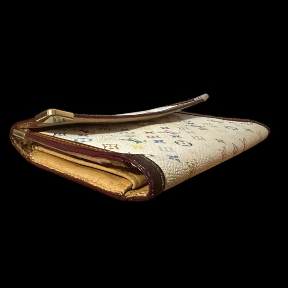 Authentic Louis Vuitton Multicolor Canvas Wallet With Box and DustBag LuxuryCore - Picture 7 of 12